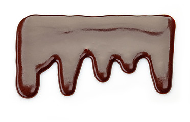 Image showing sweet chocolate sauce