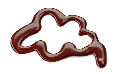 Image showing sweet chocolate sauce