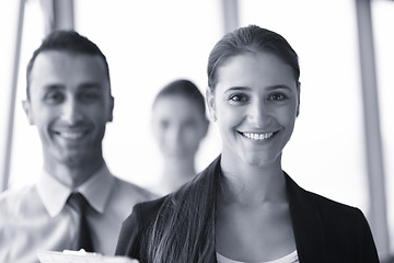 Image showing business people in a meeting at office