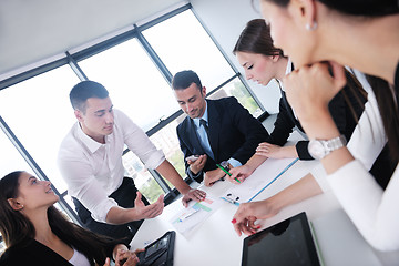 Image showing business people in a meeting at office