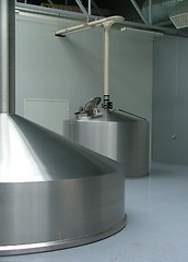 Image showing brewery brewing barrels