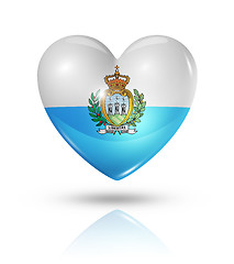 Image showing Love San Marino, heart flag icon