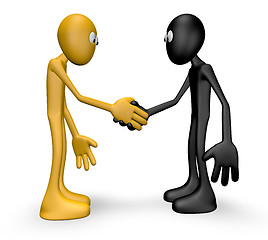 Image showing shake hands