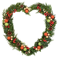 Image showing Heart Shaped Wreath