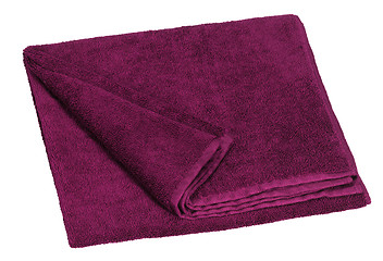 Image showing violet towel