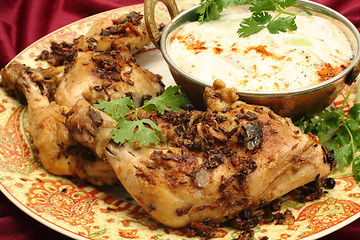 Image showing Jeera chicken close up