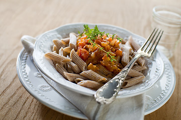 Image showing Healthy pasta