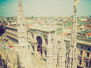 Image showing Retro look Milan, Italy