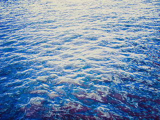 Image showing Retro look water background