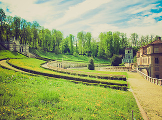 Image showing Retro look Villa della Regina, Turin