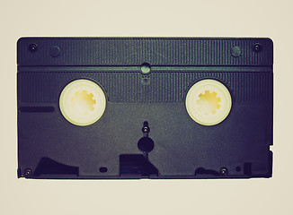 Image showing Retro look Video tape