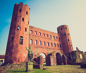 Image showing Retro look Torri Palatine, Turin