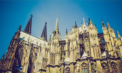 Image showing Retro look Koeln Dom