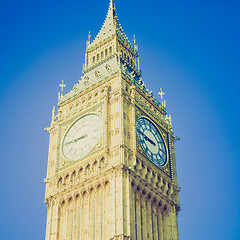 Image showing Vintage look Big Ben