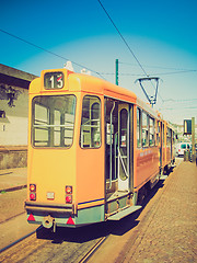 Image showing Retro look A tram