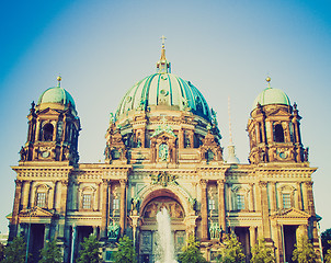 Image showing Retro look Berliner Dom, Berlin