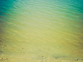 Image showing Retro look water background