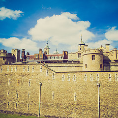 Image showing Vintage look Tower of London