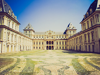Image showing Retro look Castello del Valentino Turin