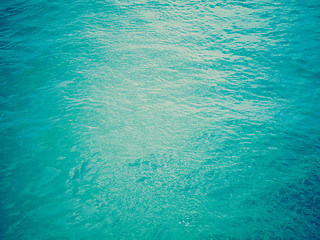 Image showing Retro look water background