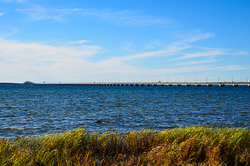 Image showing Bridge at autumn