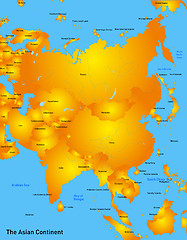 Image showing asia map