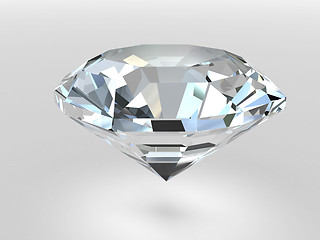 Image showing Diamond with soft shadows