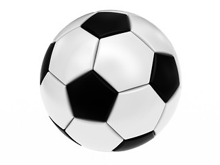 Image showing Soccer ball isolated on white