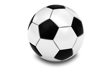 Image showing Soccer ball on white background