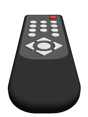 Image showing Universal remote control isolated on white