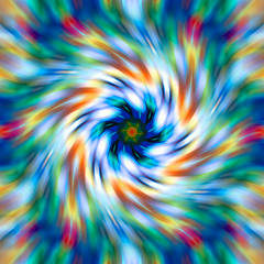 Image showing Colorful twirl background