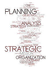 Image showing strategy text cloud
