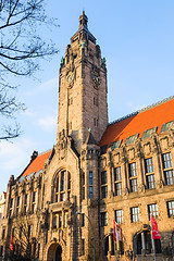 Image showing Facade of Charlottenburg Wilmersdorf hall - historical administr