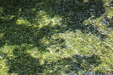 Image showing water smooth of gray and green colors