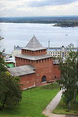 Image showing Ivanovskaya tower of the Nizhny Novgorod Kremlin. Russia