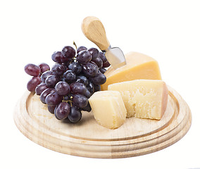 Image showing cheese and fruit