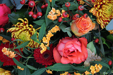 Image showing Autumn Flower arrangement