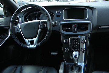 Image showing Modern car interior