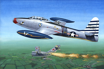 Image showing F-84 G Thunderjet