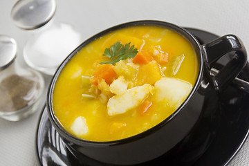 Image showing Hearty Vegetable Soup