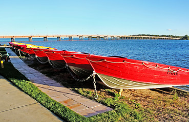 Image showing Bribie Island Boats