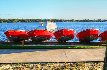 Image showing Bribie Island Boats