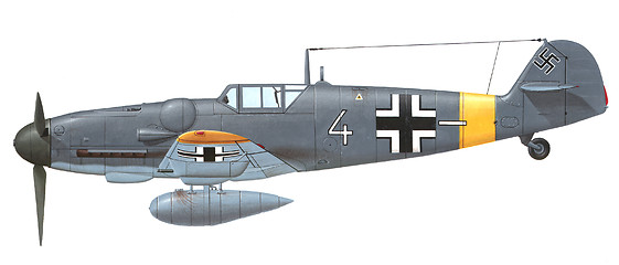 Image showing Messerschmitt Bf 109 G