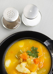 Image showing Hearty Vegetable Soup