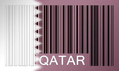 Image showing Barcode flag