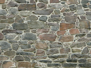 Image showing Medieval stone wall