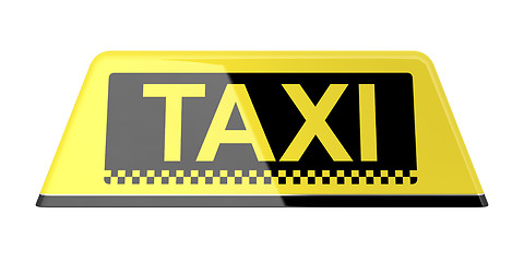 Image showing Taxi sign