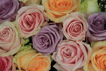 Image showing Soft pink wedding arrangement