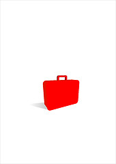 Image showing simple suitcase icon.
