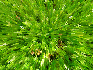 Image showing Green unusual background